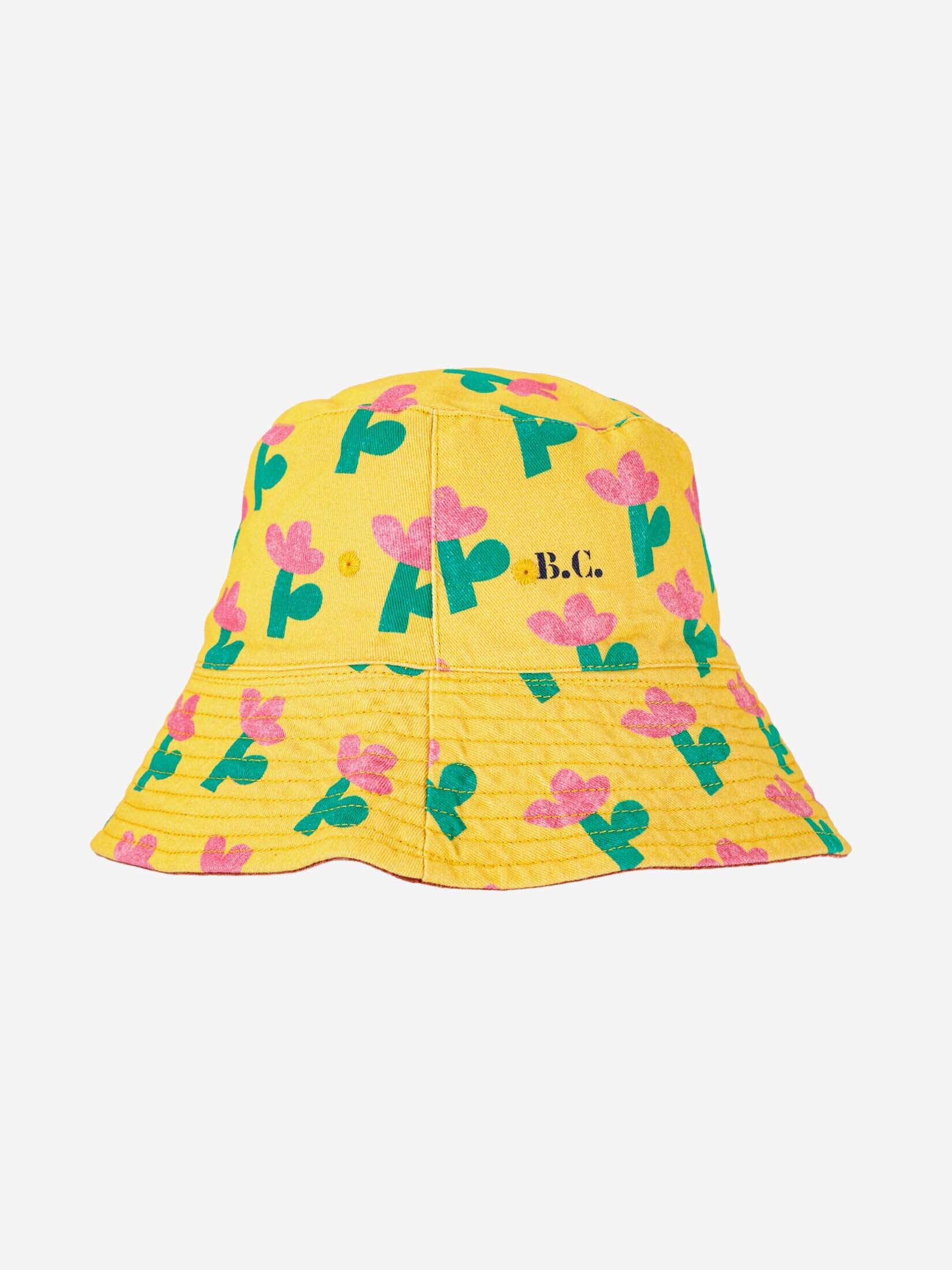 BOBO CHOSES 23SS }Sea Flower reversible hat (123AI033)