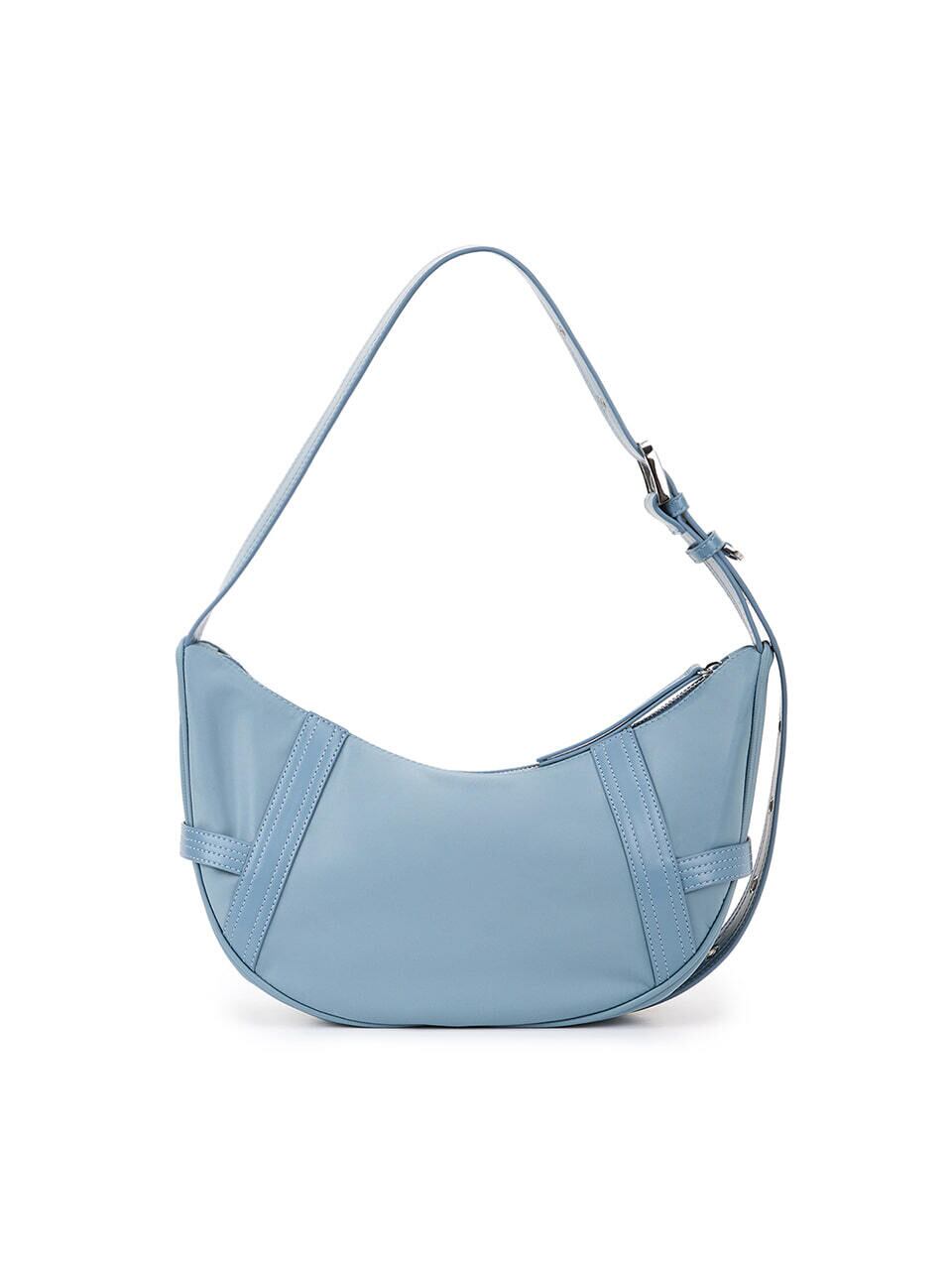 Matin Kim] FABRIC ARC HOBO BAG IN SMOKE BLUE 正規品 韓国ブランド