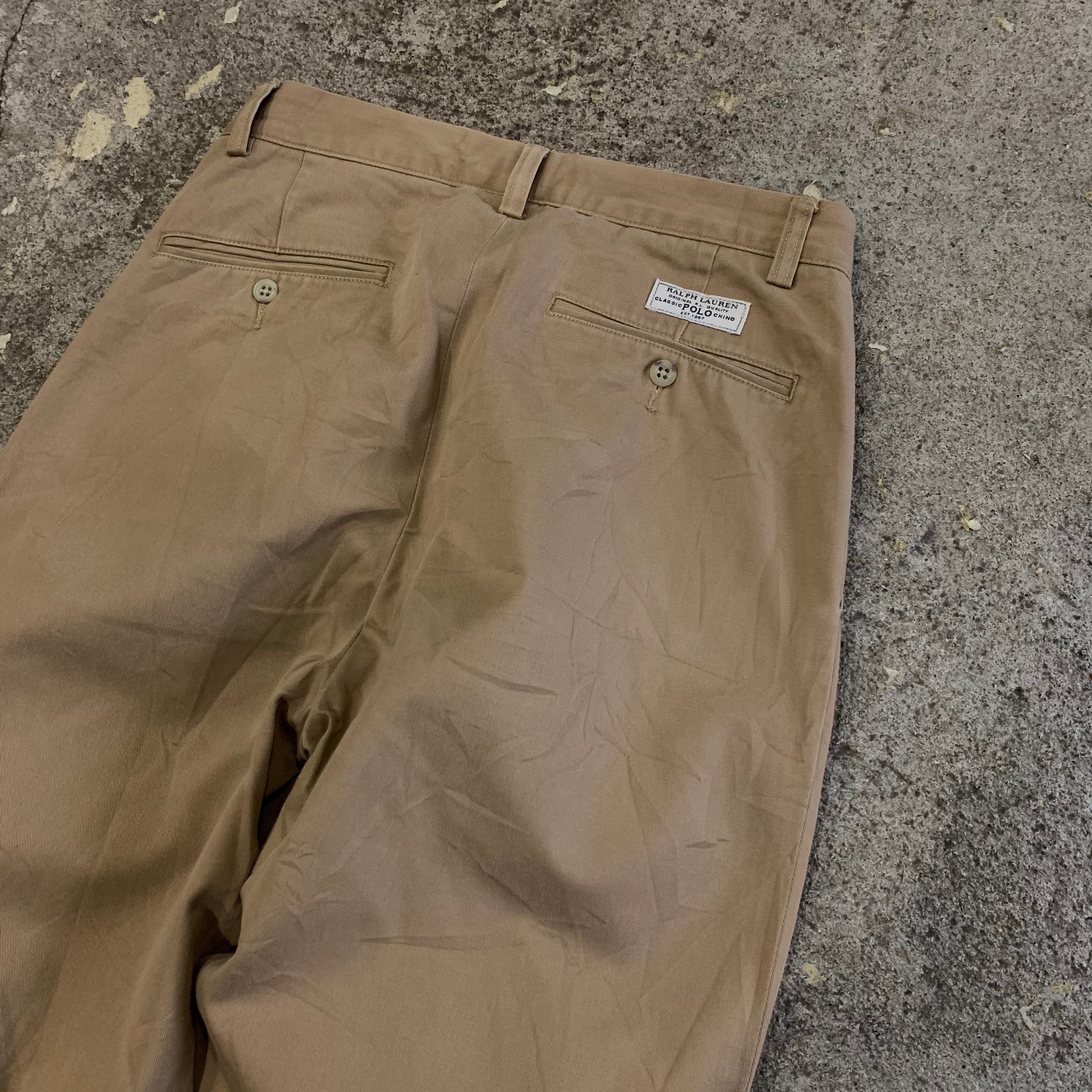 90s Polo Ralph Lauren 2tuck chino pants | What'z up 90s Polo Ralph Lauren 2tuck chino pants | What'z up