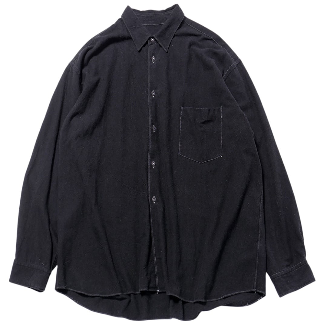 Baserange (ベースレンジ) GENE LONG SLEEVE TEE (BLACK/OFF WHITE