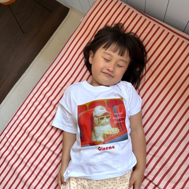 〘予約〙nightbebe / Movie Cat Short Sleeve T