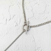 Slender Ring Chain Necklace