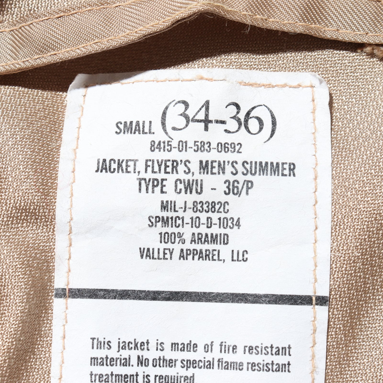 極美品 S 10年 CWU-36/P 米軍実物 フライトジャケット トップガン 