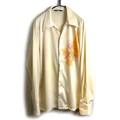[JC Penny] Vintage Long Point Art Shirt [1970s-] Vintage Art Shirts