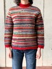 Vintage Multi Color Border Sweater