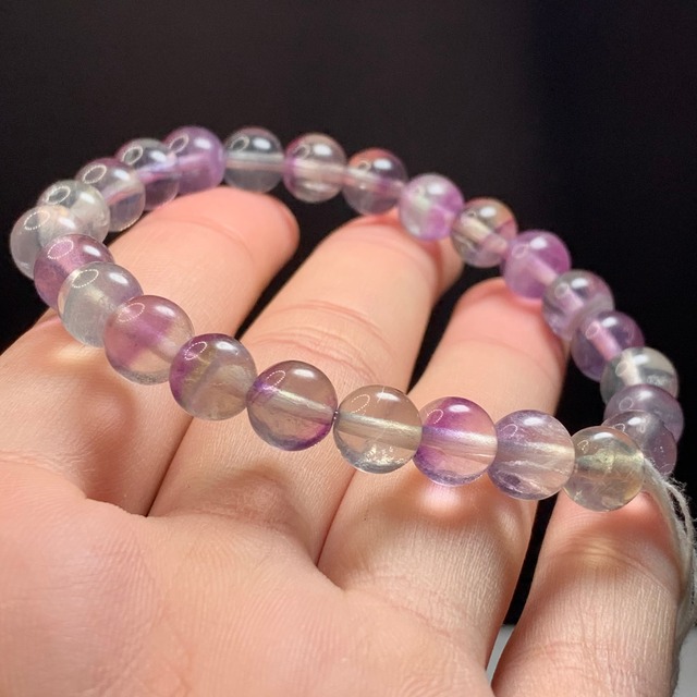 A14.可愛いグラデーションフローライト ブレスレット