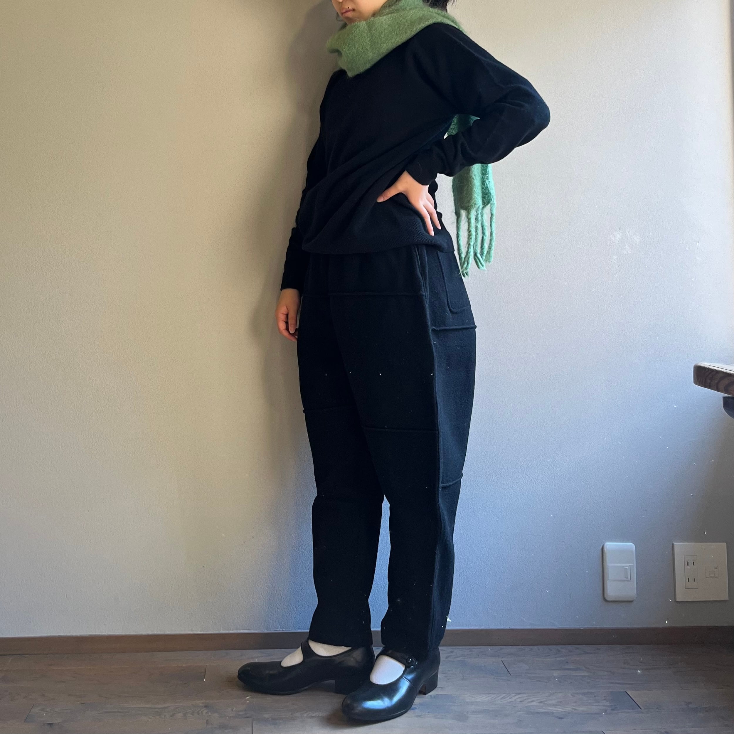 MITTAN PT-96 ウールブランケットパンツ 黒 size 1 | Routes*Roots