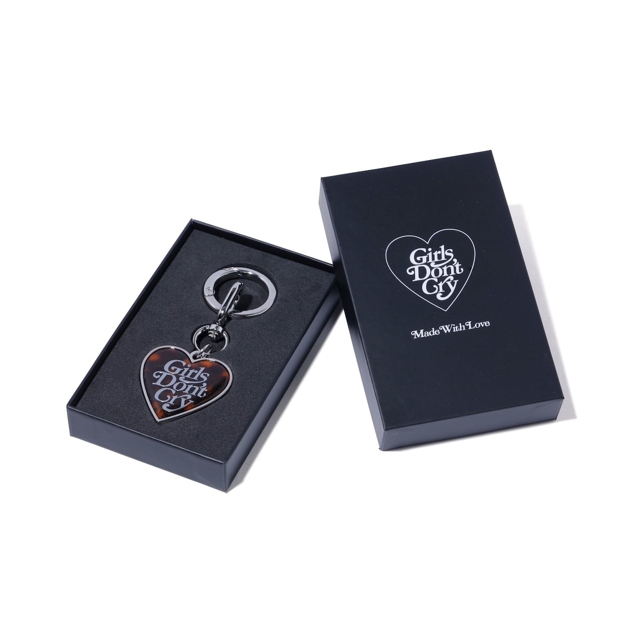 GIRLS DON'T CRY PATTERN KEYRING キーリング GIRLS DON'T CRY TORTOISESHELL PATTERN KEYRING | VERDY'S GIFT SHOP