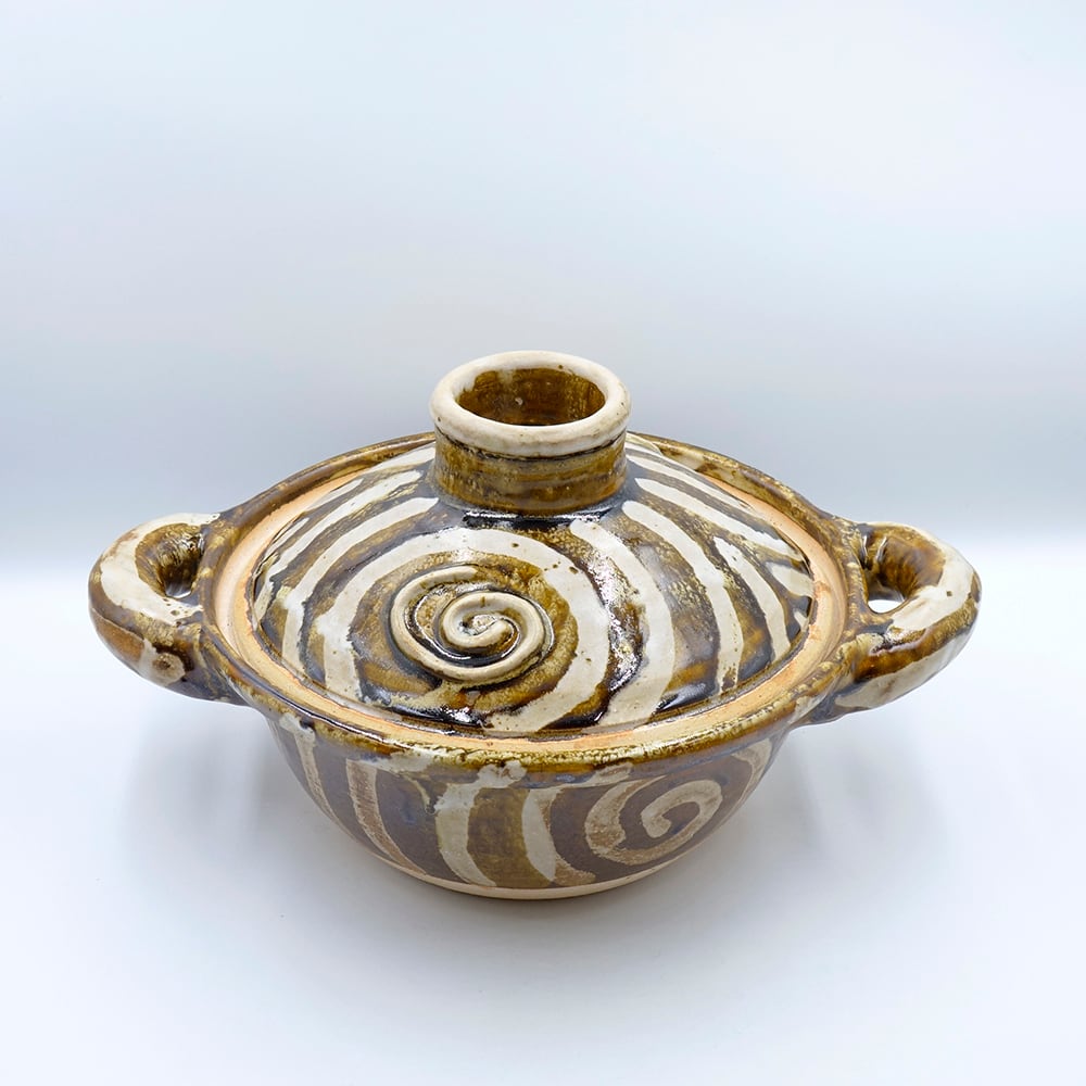 8号鍋 茶うず巻【向開窯 福島真弥展】 | 器 ギャラリー 香綵