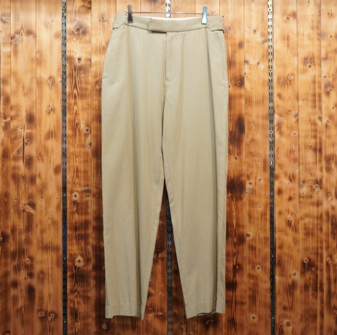 ralphlauren シルクコットン スラックス W31 /ラルフローレン | 古着屋