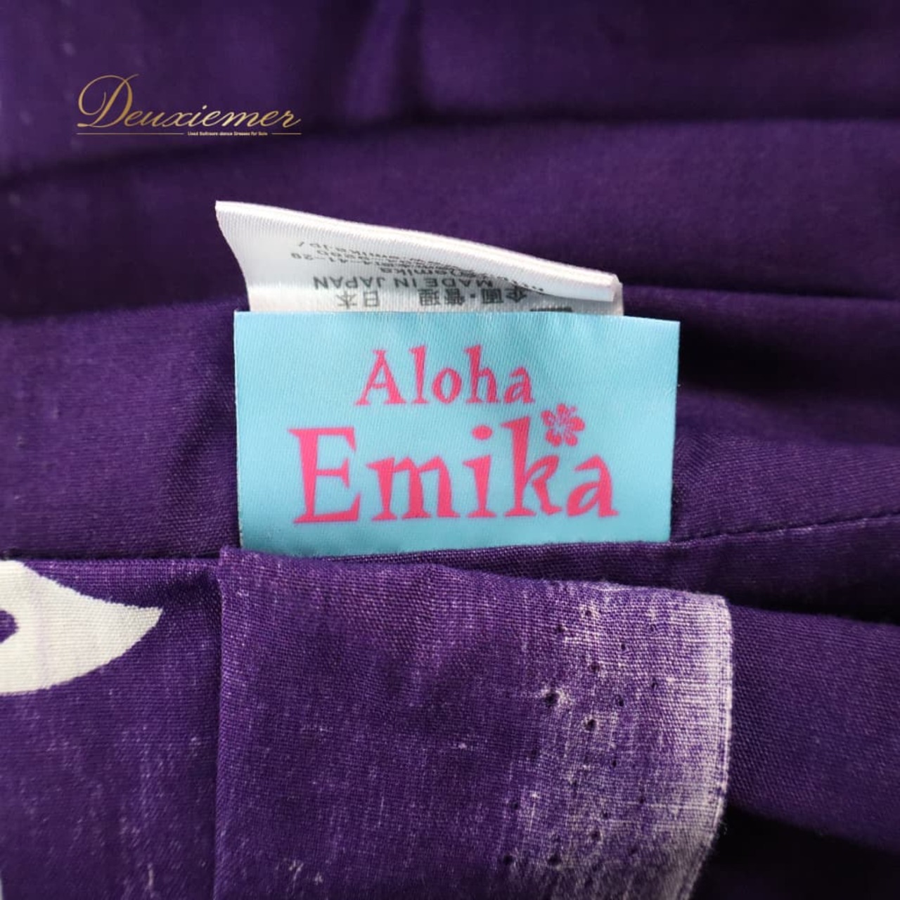 フラダンス 衣装 パウスカート パープル系 アロハエミカ 日本製 Aloha Emika ティアレ柄 モンステラ柄 ハワイアンプリント アロハ フラ ダンス レッスン 練習 紫 白 ダンス衣装 ハワイアンダンス レディース ホワイト系 スカート シングル 華やか おしゃれ 上品 大人っぽい パイナップル柄 アロハ柄 リーフ柄 2トーン フレアスカート ゴムウエスト ハイビスカス柄 ハワイアン ハンドプリント風 大人 女性用 ルームウェア ギャザー フレア かわいい 紫白 ハワイ 練習用 紫系 白系