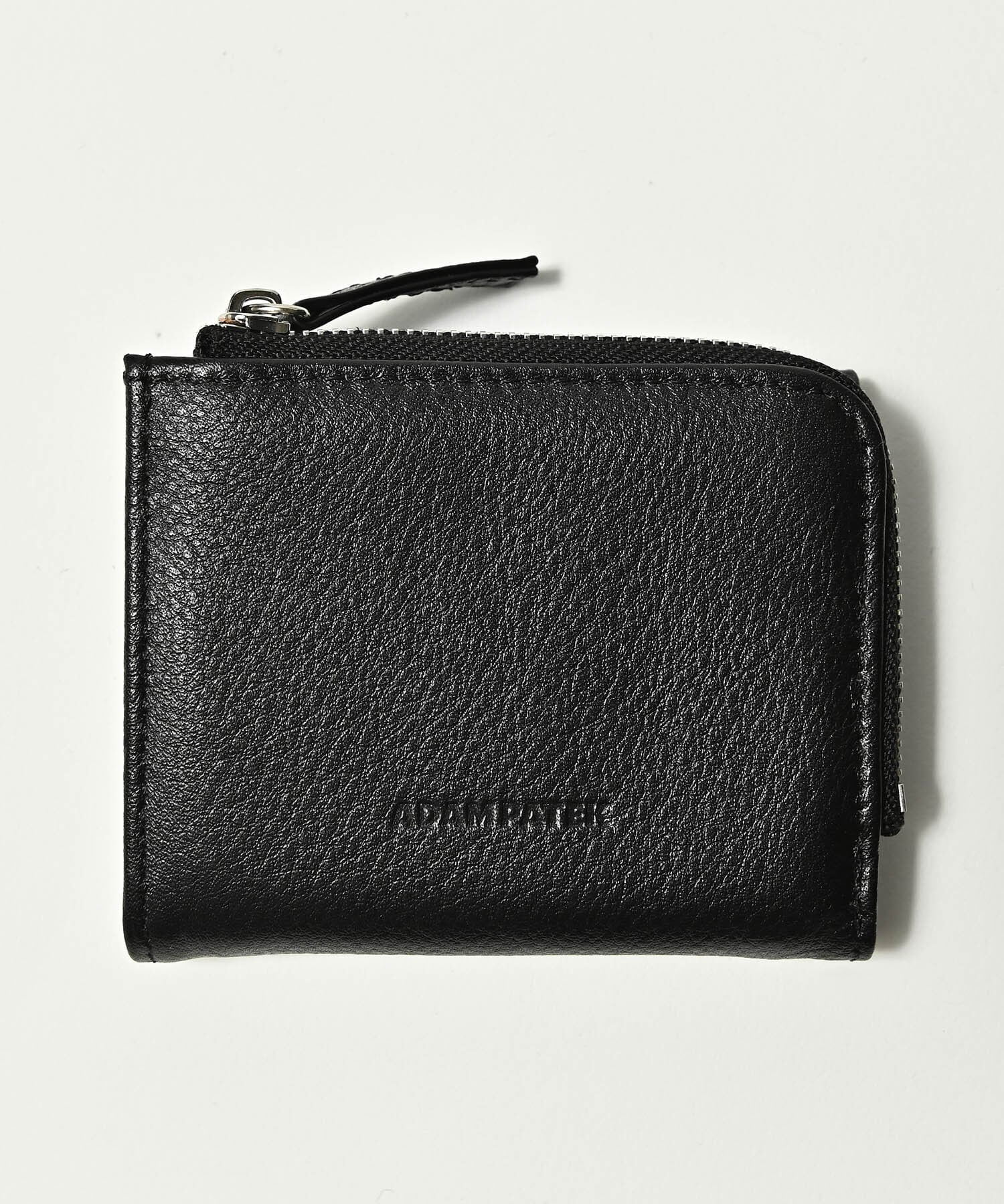 ADAM PATEK shrink leather mini wallet (BLK) AP2319006 | DEPROID