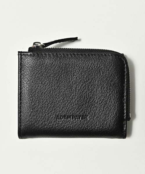 ADAM PATEK  shrink leather mini wallet (BLK) AP2319006