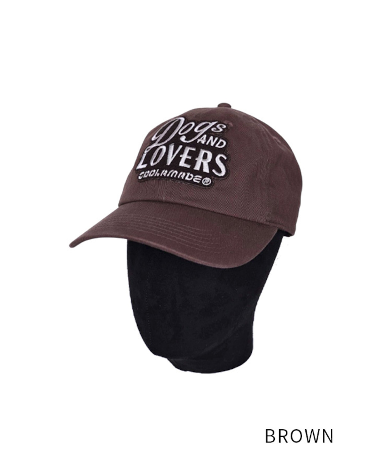 Dogs AND LOVERS Logo CAP (BROWN) CQ-49504