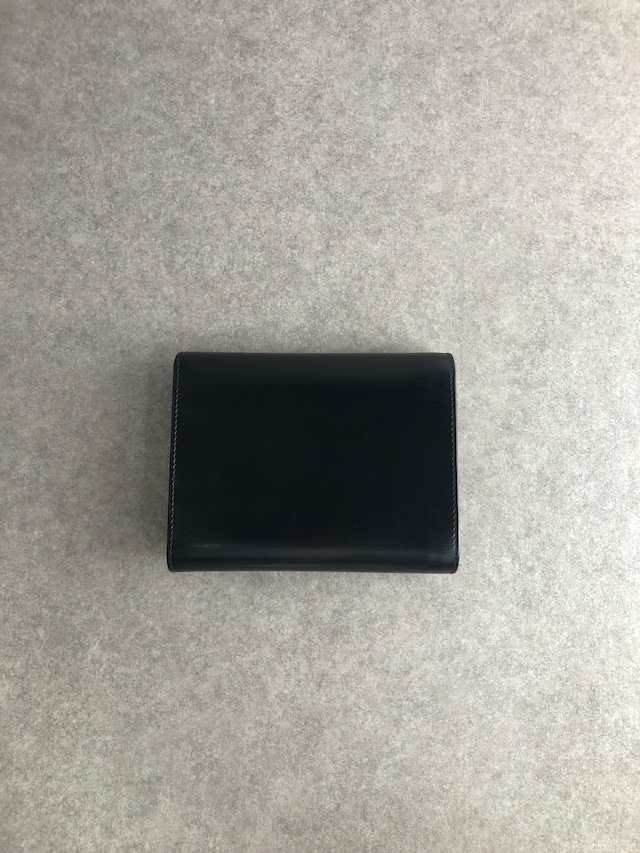 PRADA プラダ 財布 ブラック ロゴ レザー 二つ折り財布 vintage ヴィンテージ オールド j6jr5n