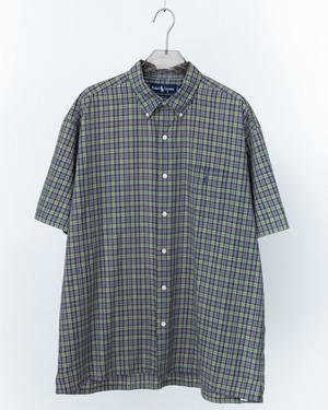 "Polo by Ralph Lauren" check cotton short sleeve shirt "GREGGOR"