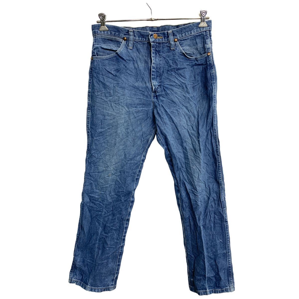 Wrangler デニムパンツ W34 ラングラー 936DEN ブルー コットン