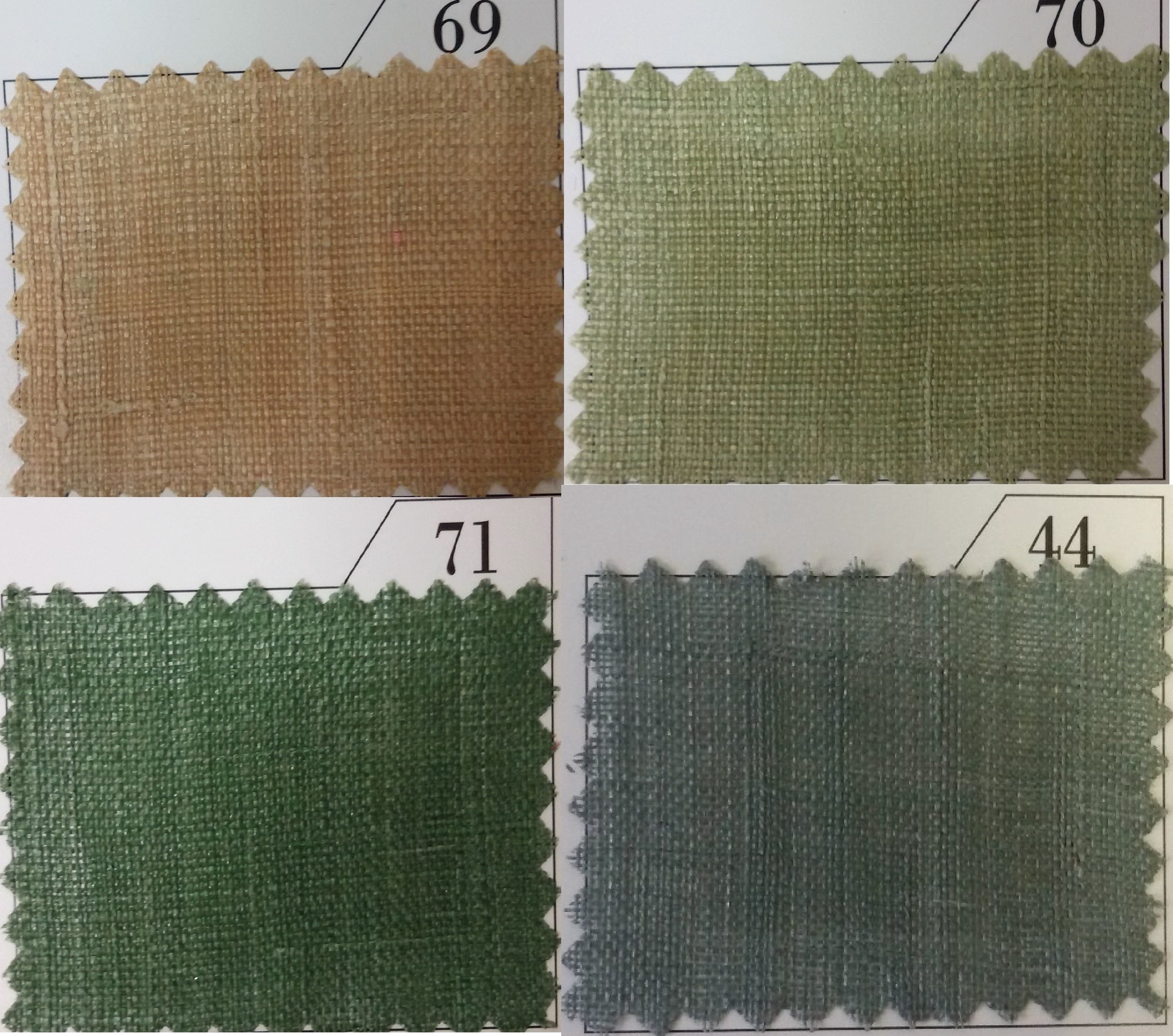 モシ(麻) 緑系③ 4色