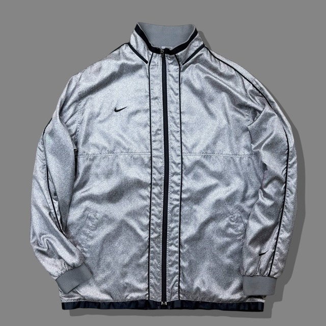 2001 NIKE Metallic Nylon Track Jacket