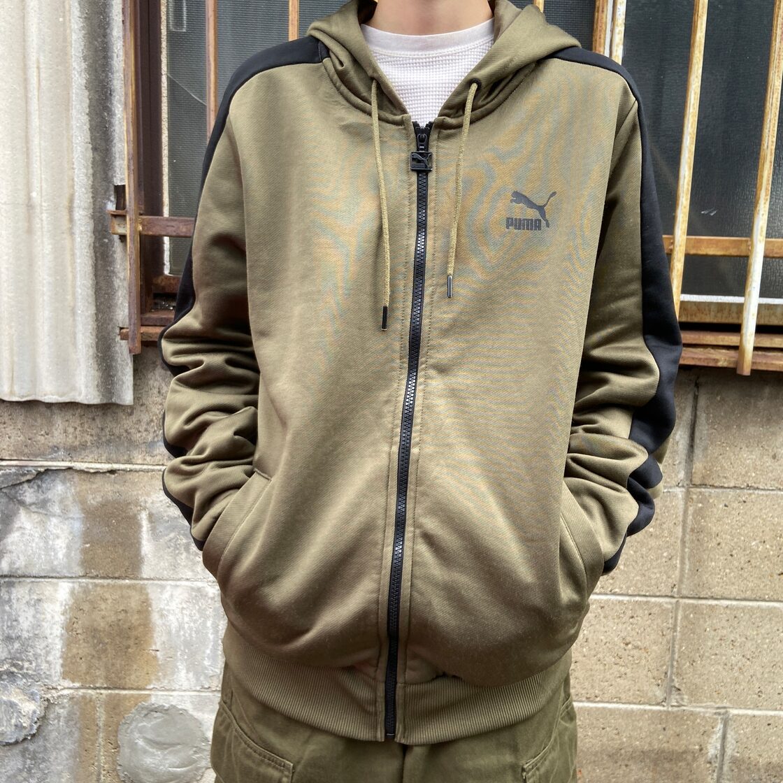puma プーマ 立体 バックロゴ トラックジャケット ジャージパーカー 
