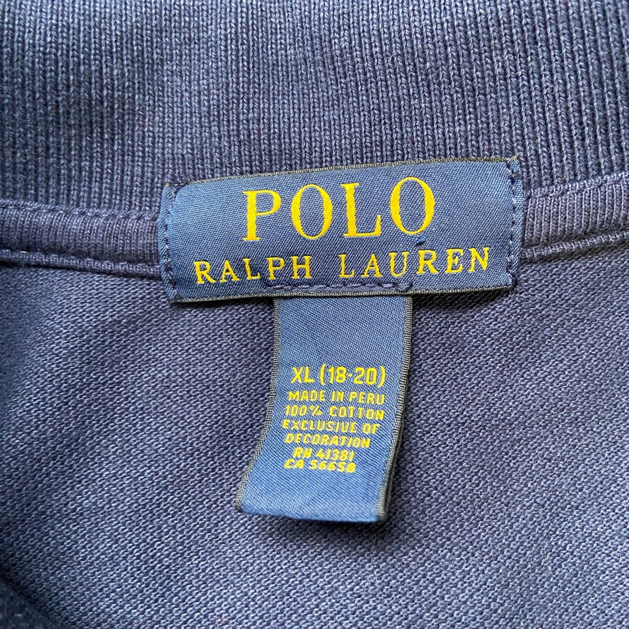 Polo Ralph Lauren GOLF ラルフローレン 鹿の子 ポロシャツ キッズXL 