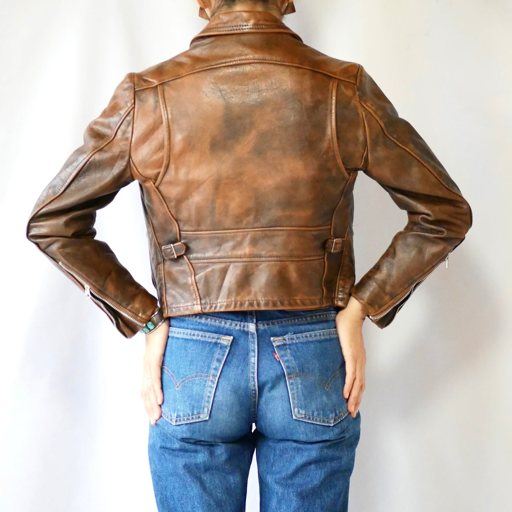 70s vintage Lesco single leather riders JKTシングルレザー 70s vintage Lesco single leather riders JKTシングルレザー