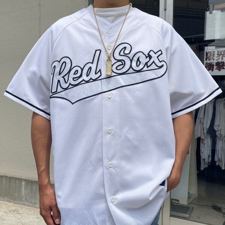MLB ボストンレッドソックス ゲームシャツ ベースボール 古着 古着屋