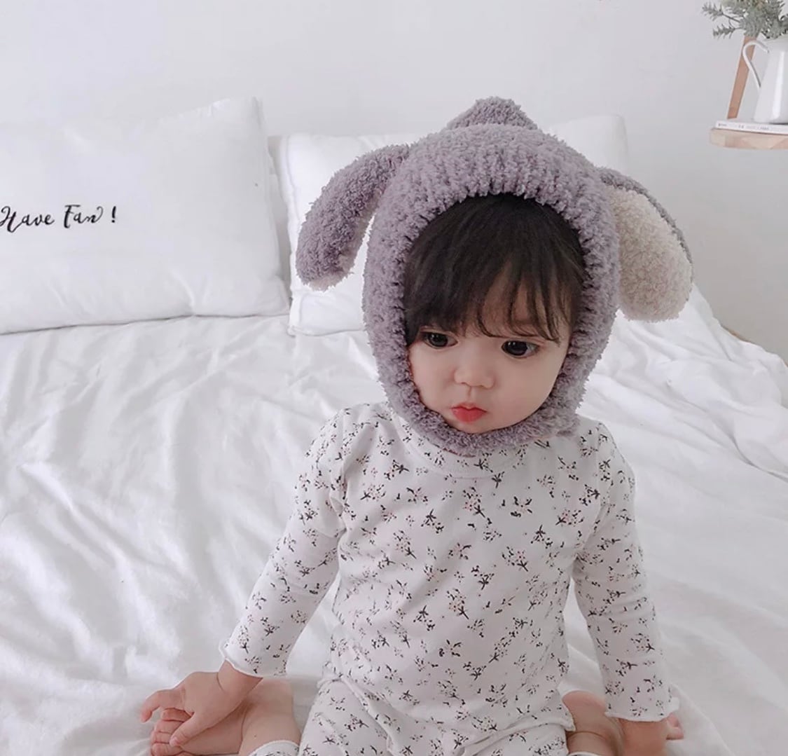 アニマルベビー帽子》》》》》》》》》》》》》》ぬいぐるみ 海外子供服 インポート キッズ ベビー 帽子 ふかふか あったか