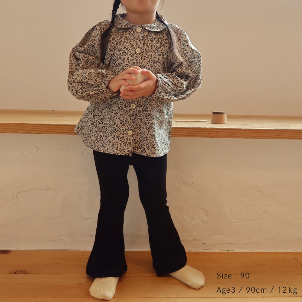 originalリブフレアパンツ | 韓国子供服 Bisque -びすく-