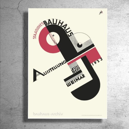 ドイツ建築『BAUHAUS バウハウス』展覧会デザインポスター