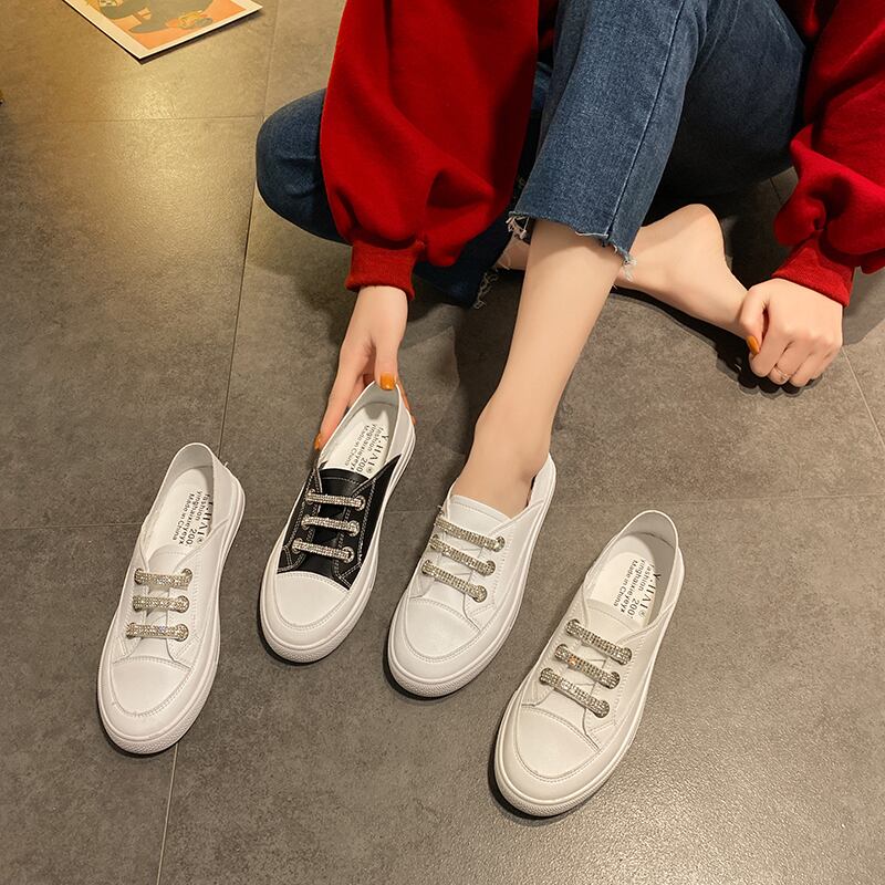 小さな白い靴女性2020春と夏の新しいネット赤い靴女性の潮のスーパーファイア通気性の野生のスポーツフラットシューズ 部族の婦人靴3152424