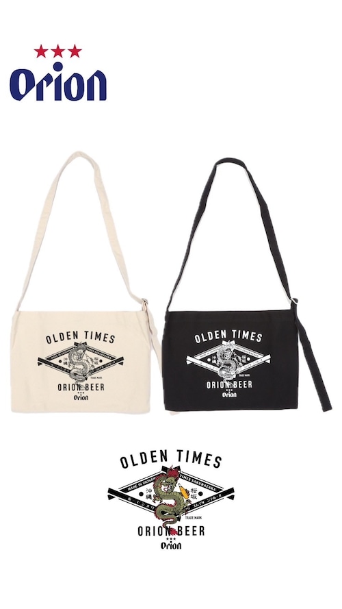 【初売り/ORION×OLDENTIMES】那覇桜坂 CANVAS SHOULDER BAG "TRADE MARK(辰)"