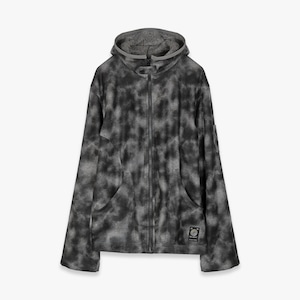 WAVE OF SAND 26AW FLEECE ZIP-UP TOP (GRAY)