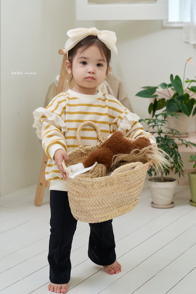 *即納* bebenine ボニーフリルスエット