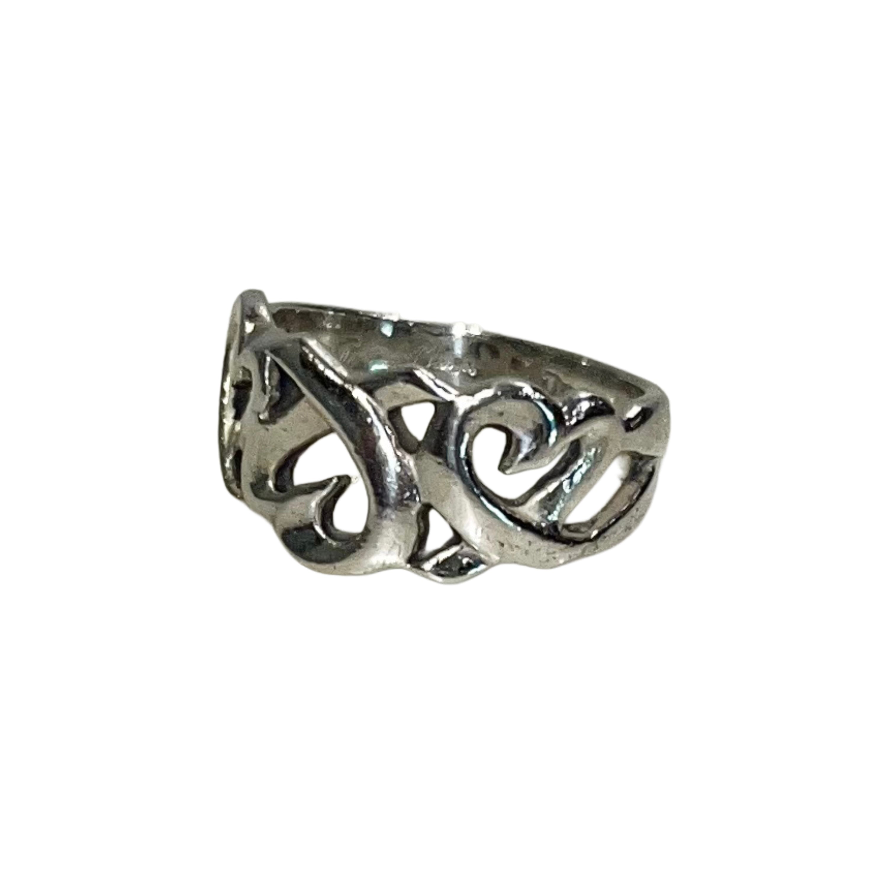 vintage 1996's TIFFANY silver ring “bamboo” (size5.5~6 vintage 1996's TIFFANY silver ring “bamboo” (size5.5~6
