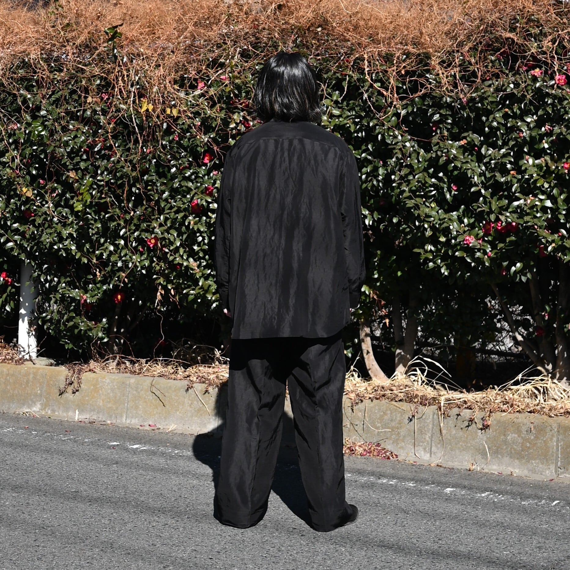 Nonnotte / Cascade Placket Oversized Shirt | GANKO