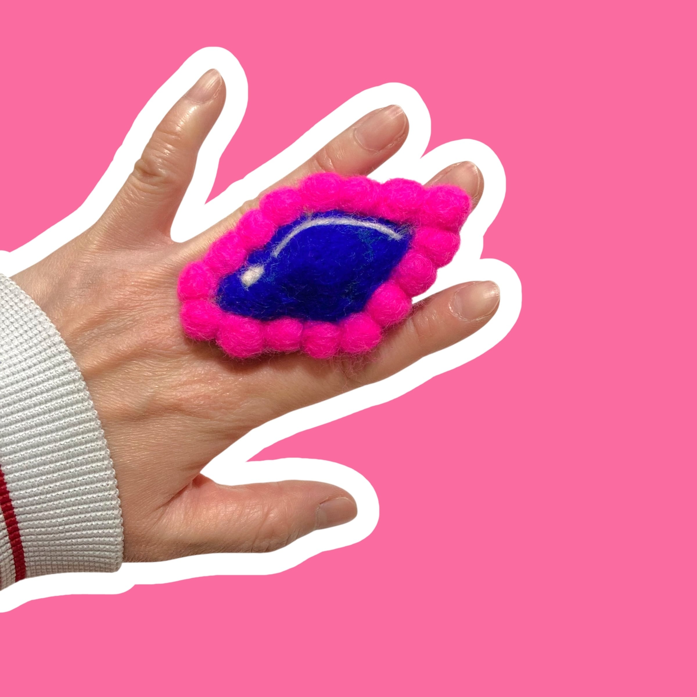 【12/14(日)21:00-12/17(水)12:00まで限定❣️】いっこの実 / いっこの実ジュエリーゆびわ(ピンク×青紫)