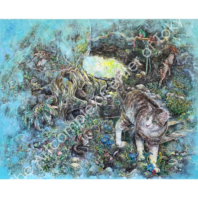 原田みやこ「霧をこえて歩む」