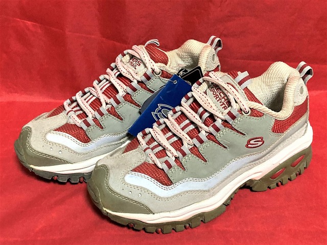 SKECHERS（スケッチャーズ）SKL2376/GYRD  6 23cm グレー/レッド 206