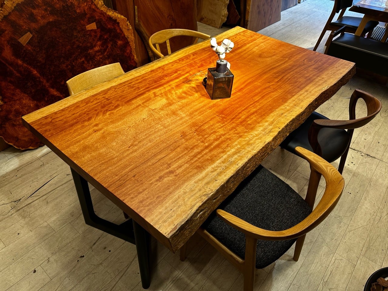 OUTLET】ボセ_1700×900-930×60_柏店_テーブル天板/一枚板 1259-2 t001