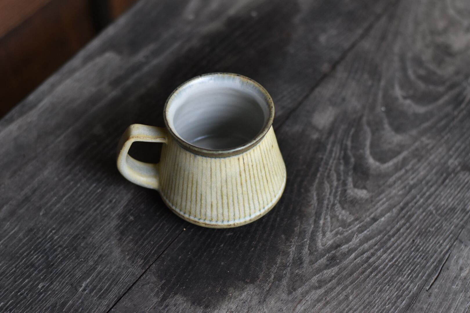 ストライプマグ 白 | しずく窯