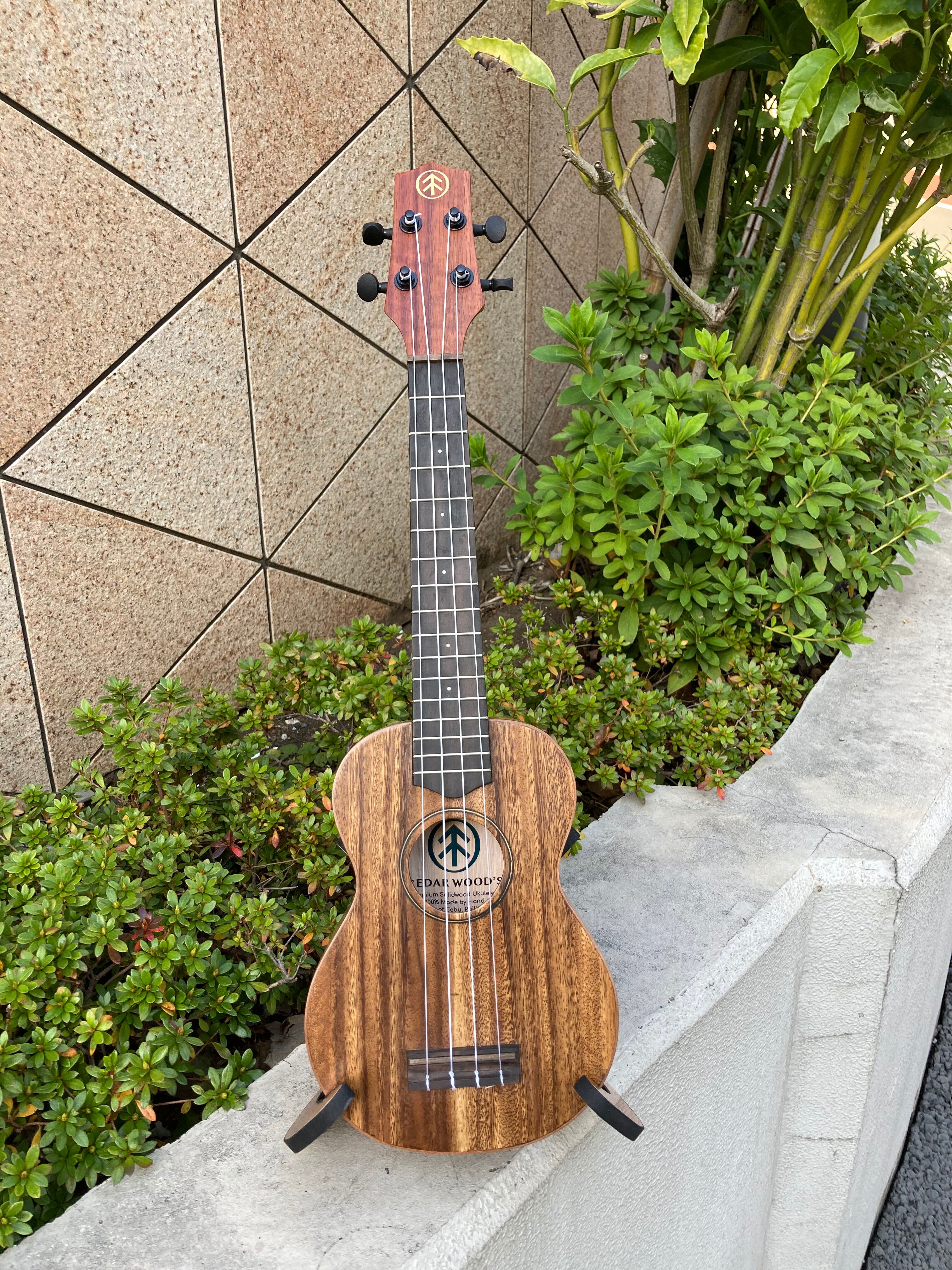 ウクレレ Acacia Soprano long neck | Cedar Wood's