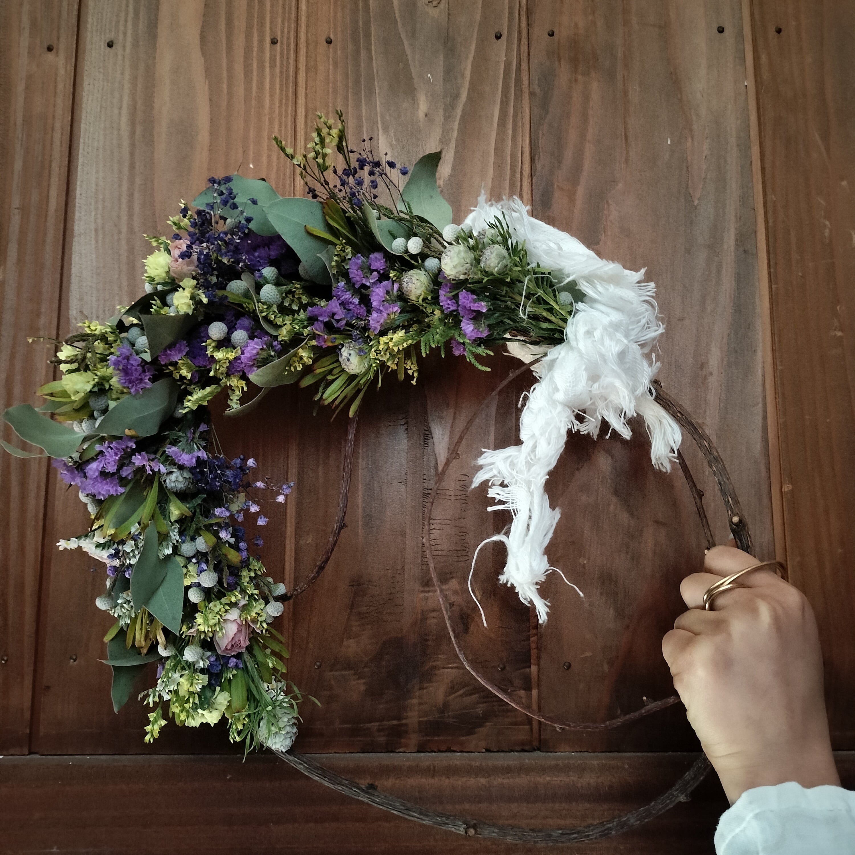 ドライフラワーリースL【dried flower wreath】 | merry_go_round ドライフラワーリースL【dried flower wreath】 | merry_go_round