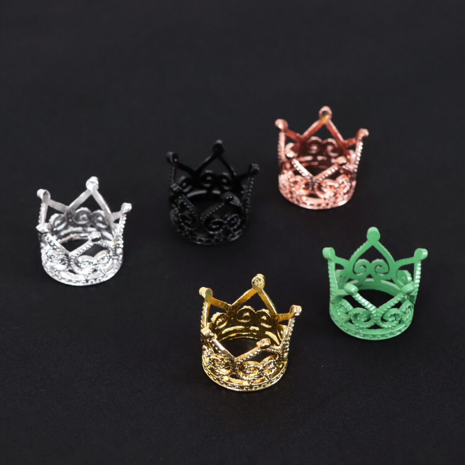 ♛ハロウィーンデザインの王冠まとめ売りです。♛合計401個 立体 王冠 パーツ 金属 02000119 ハンドメイド 装飾 飾り | リボンと