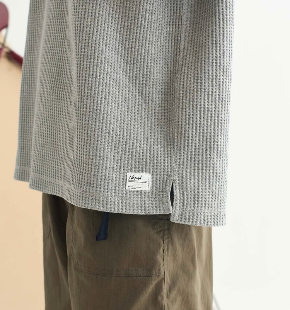 NANGA ECO HYBRID WAFFLE LOOSE FIT TEE 半袖ワッフルT | full NANGA ECO HYBRID WAFFLE LOOSE FIT TEE 半袖ワッフルT | full