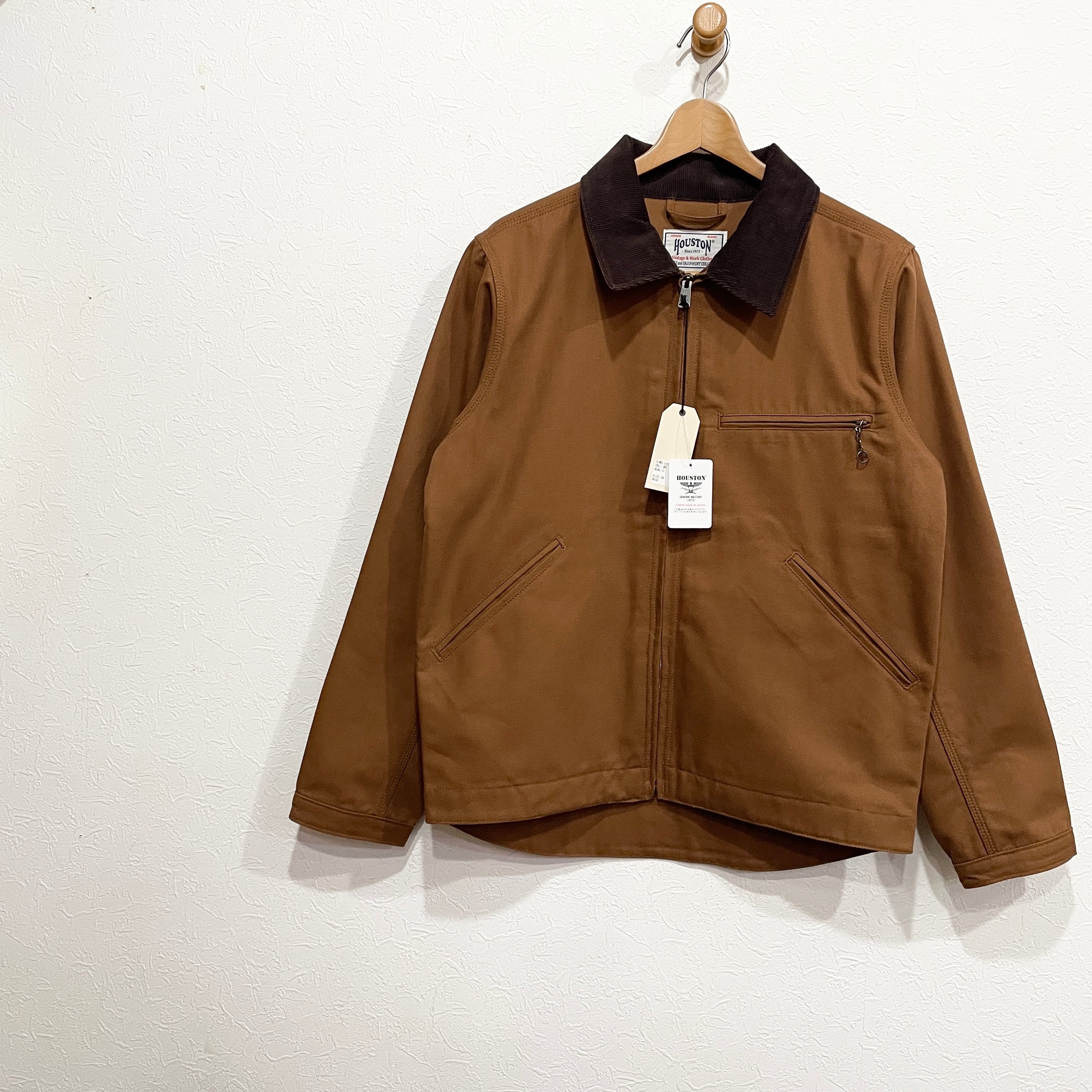 HOUSTON ヒューストン DUCK ZIP WORK JACKET HOUSTON 【DUCK ZIP WORK JACKET】 ヒューストン | 【Prop / プロップ