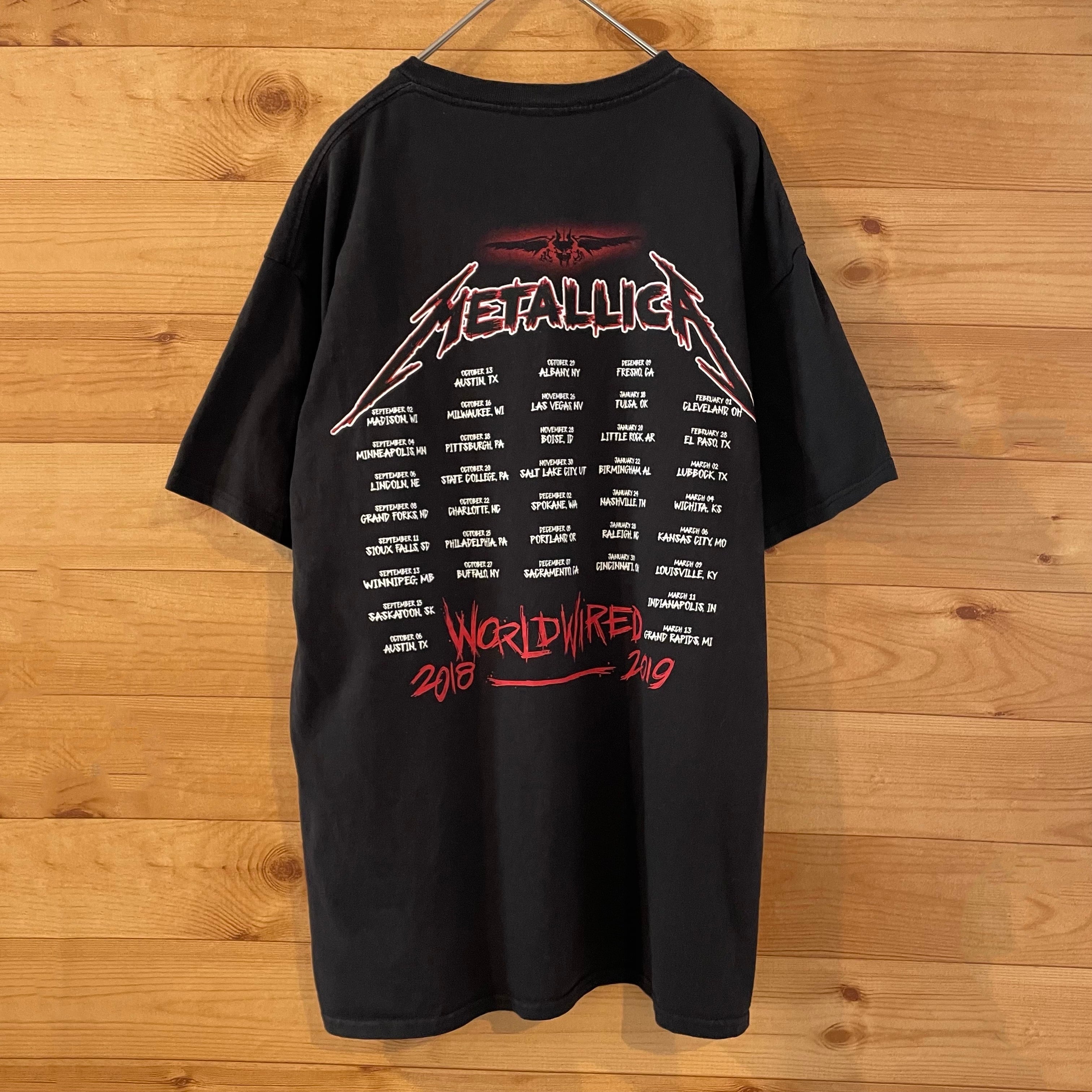 METALLICA】希少 オフィシャル バンドTシャツ バックプリント 2018年