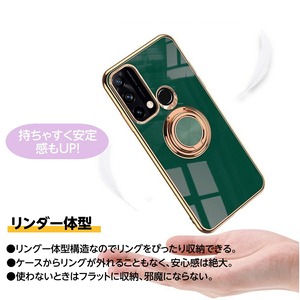OPPO Reno7 A Reno5 A OPG04 ケース カバー ソフト オッポ reno7a Reno5a ストラップホール ソフトケース リング TPU スタンド かわいい カラー スマホリング