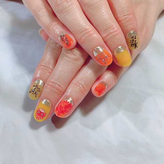 青森ねぶたネイル タトゥーシール Na Nailworks 青森ねぶたネイル タトゥーシール Na Nailworks