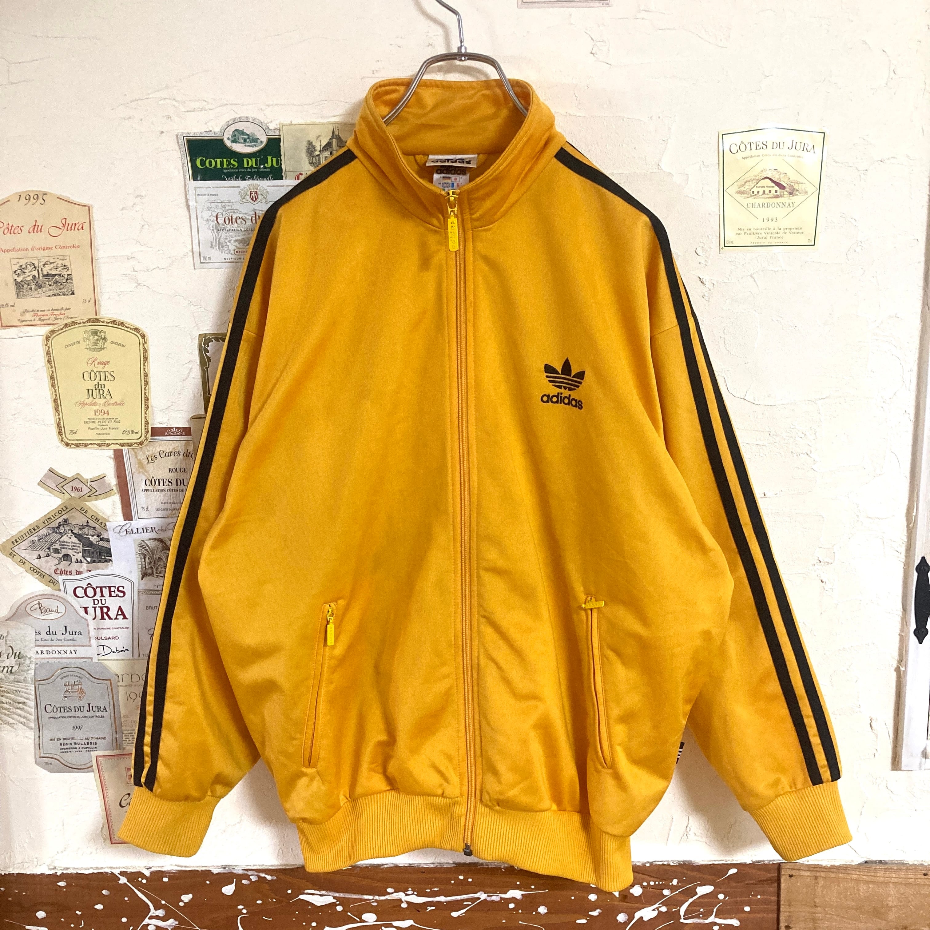 90s adidas トラックジャケット 黒タグ 万国旗タグ ヴィンテージ